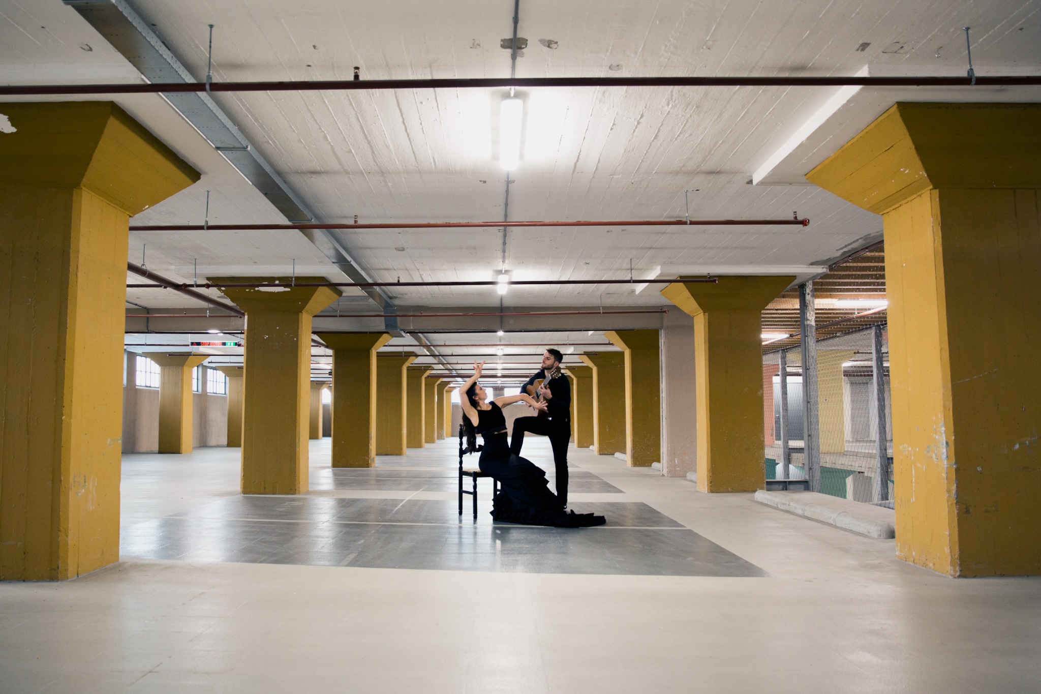 Flamencovoorstelling met muzikanten